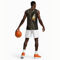 Egypt Pschent Crown Basketball Jersey Ancient Mythology Unified Pharaoh