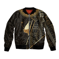 Egypt Pschent Crown Bomber Jacket Ancient Mythology Unified Pharaoh