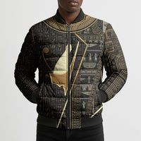 Egypt Pschent Crown Bomber Puffer Jacket Ancient Mythology Unified Pharaoh