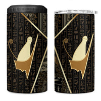 Egypt Pschent Crown 4 in 1 Can Cooler Tumbler Ancient Mythology Unified Pharaoh