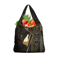 Egypt Pschent Crown Grocery Bag Ancient Mythology Unified Pharaoh