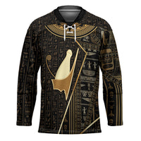 Egypt Pschent Crown Hockey Jersey Ancient Mythology Unified Pharaoh
