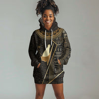 Egypt Pschent Crown Hoodie Dress Ancient Mythology Unified Pharaoh