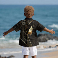 Egypt Pschent Crown Kid Hawaiian Shirt Ancient Mythology Unified Pharaoh DT05