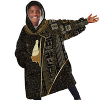 Egypt Pschent Crown Kid Wearable Blanket Hoodie Ancient Mythology Unified Pharaoh
