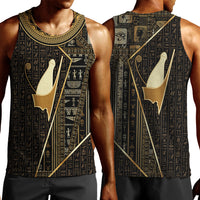 Egypt Pschent Crown Men Tank Top Ancient Mythology Unified Pharaoh