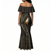 Egypt Pschent Crown Mermaid Dress Ancient Mythology Unified Pharaoh