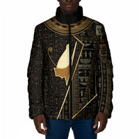 Egypt Pschent Crown Padded Jacket Ancient Mythology Unified Pharaoh