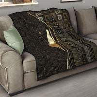 Egypt Pschent Crown Quilt Ancient Mythology Unified Pharaoh