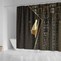 Egypt Pschent Crown Shower Curtain Ancient Mythology Unified Pharaoh