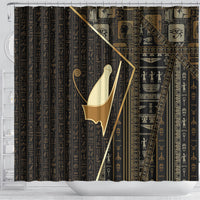 Egypt Pschent Crown Shower Curtain Ancient Mythology Unified Pharaoh