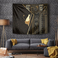 Egypt Pschent Crown Tapestry Ancient Mythology Unified Pharaoh
