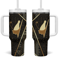 Egypt Pschent Crown Tumbler With Handle Ancient Mythology Unified Pharaoh