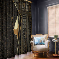 Egypt Pschent Crown Window Curtain Ancient Mythology Unified Pharaoh