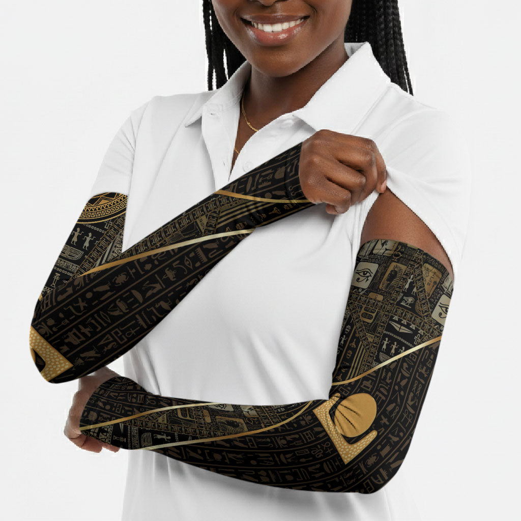 Egypt Akhet Arm Sleeves Ancient Mythology Horizon Sun Disk