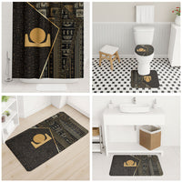 Egypt Akhet Bathroom Set Ancient Mythology Horizon Sun Disk