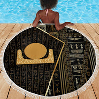 Egypt Akhet Beach Blanket Ancient Mythology Horizon Sun Disk