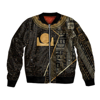 Egypt Akhet Bomber Jacket Ancient Mythology Horizon Sun Disk