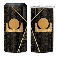 Egypt Akhet 4 in 1 Can Cooler Tumbler Ancient Mythology Horizon Sun Disk
