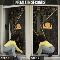Egypt Akhet Door Cover Ancient Mythology Horizon Sun Disk
