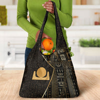 Egypt Akhet Grocery Bag Ancient Mythology Horizon Sun Disk