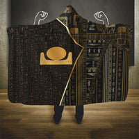 Egypt Akhet Hooded Blanket Ancient Mythology Horizon Sun Disk