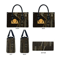 Egypt Akhet Leather Bag Ancient Mythology Horizon Sun Disk