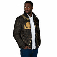 Egypt Akhet Padded Jacket Ancient Mythology Horizon Sun Disk