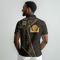 Egypt Akhet Polo Shirt Ancient Mythology Horizon Sun Disk DT05