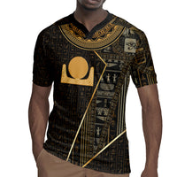 Egypt Akhet Rugby Jersey Ancient Mythology Horizon Sun Disk