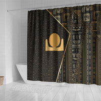 Egypt Akhet Shower Curtain Ancient Mythology Horizon Sun Disk
