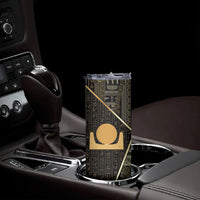 Egypt Akhet Skinny Tumbler Ancient Mythology Horizon Sun Disk