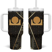 Egypt Akhet Tumbler With Handle Ancient Mythology Horizon Sun Disk