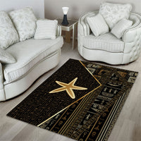 Egypt Seba Area Rug Ancient Mythology Golden Star Royal