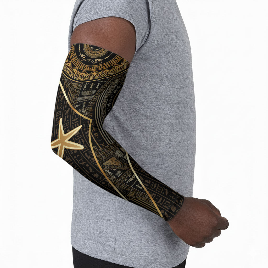 Egypt Seba Arm Sleeves Ancient Mythology Golden Star Royal