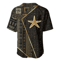 Egypt Seba Baseball Jersey Ancient Mythology Golden Star Royal