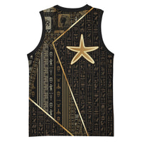 Egypt Seba Basketball Jersey Ancient Mythology Golden Star Royal
