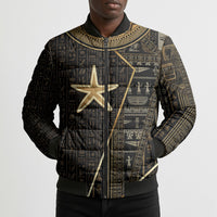 Egypt Seba Bomber Puffer Jacket Ancient Mythology Golden Star Royal