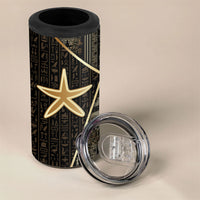 Egypt Seba 4 in 1 Can Cooler Tumbler Ancient Mythology Golden Star Royal