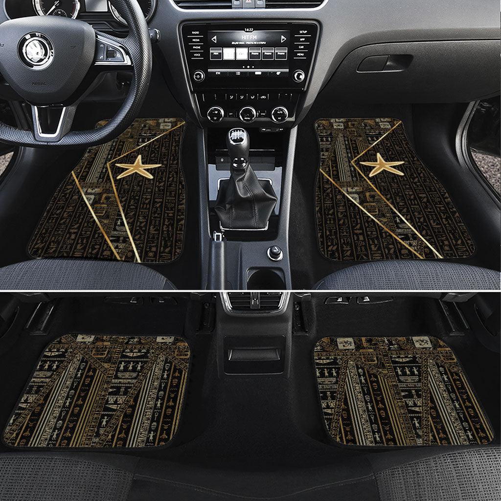 Egypt Seba Car Mats Ancient Mythology Golden Star Royal