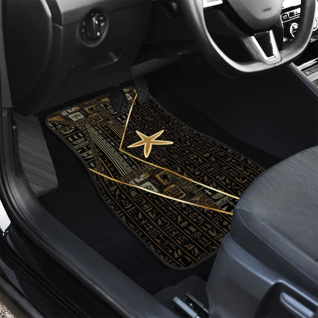 Egypt Seba Car Mats Ancient Mythology Golden Star Royal