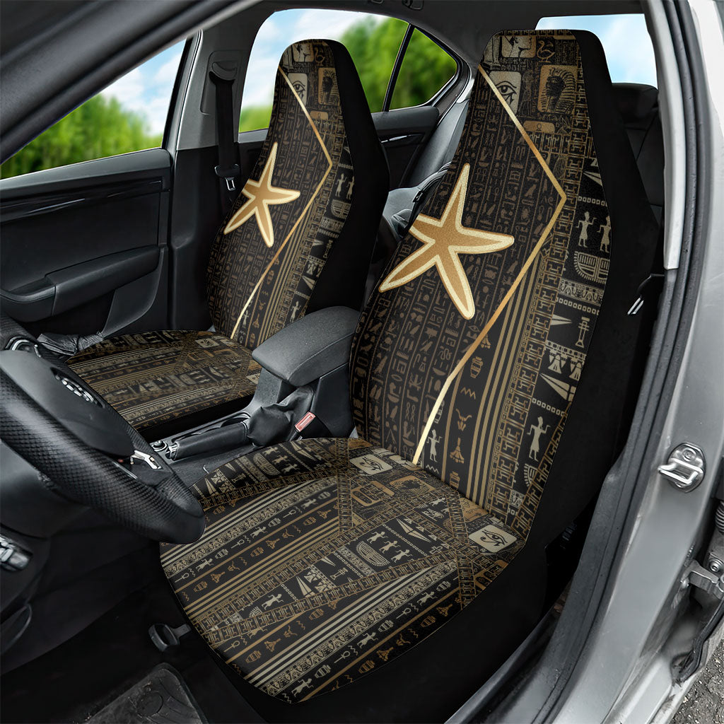 Egypt Seba Car Seat Cover Ancient Mythology Golden Star Royal