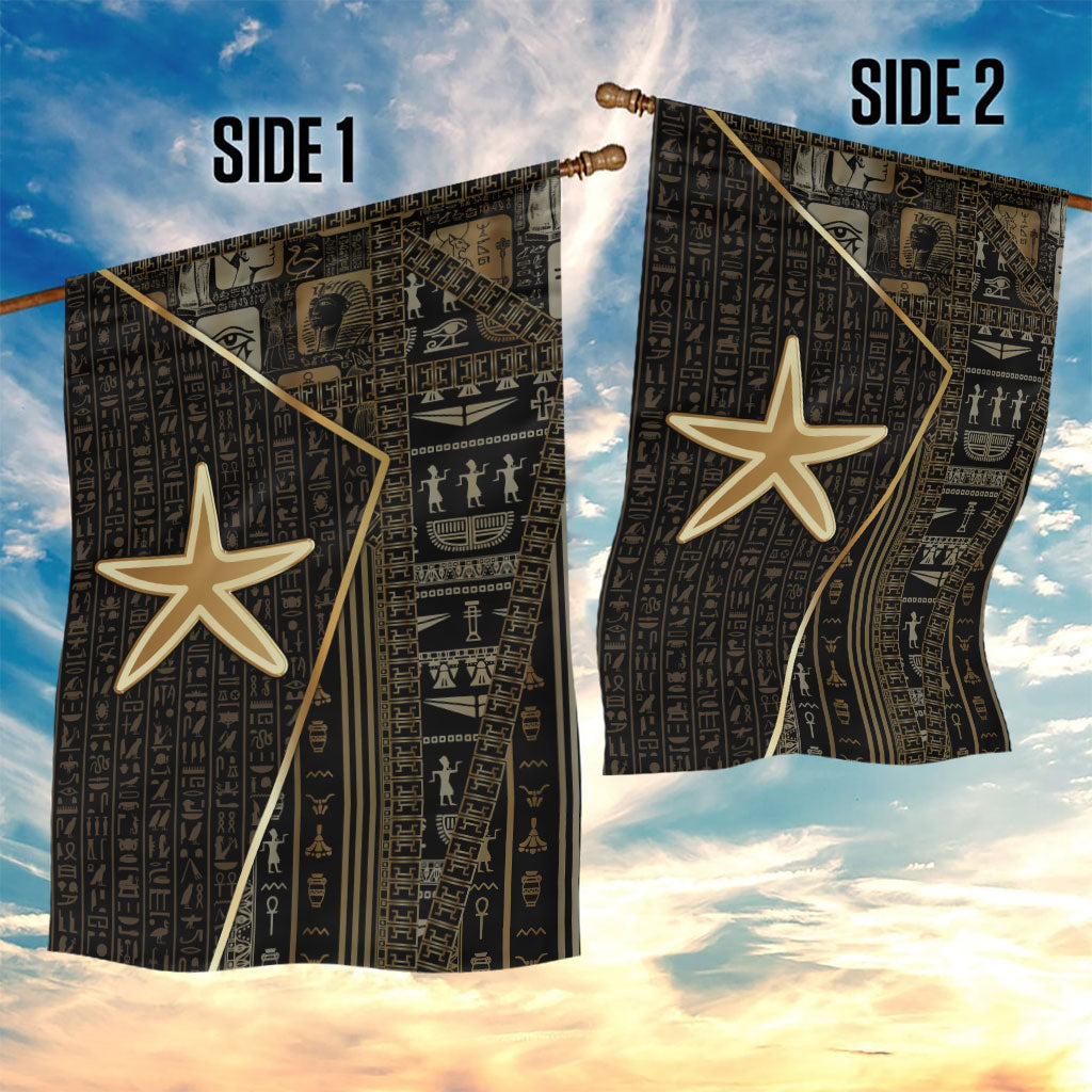 Egypt Seba Garden Flag Ancient Mythology Golden Star Royal