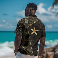 Egypt Seba Hawaiian Shirt Ancient Mythology Golden Star Royal