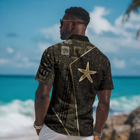 Egypt Seba Hawaiian Shirt Ancient Mythology Golden Star Royal DT05
