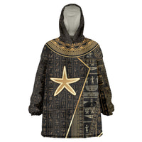 Egypt Seba Kid Wearable Blanket Hoodie Ancient Mythology Golden Star Royal