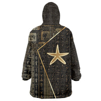 Egypt Seba Kid Wearable Blanket Hoodie Ancient Mythology Golden Star Royal