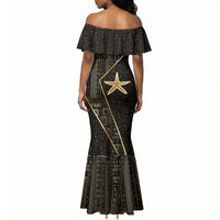Egypt Seba Mermaid Dress Ancient Mythology Golden Star Royal