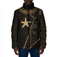 Egypt Seba Padded Jacket Ancient Mythology Golden Star Royal
