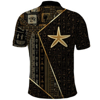 Egypt Seba Polo Shirt Ancient Mythology Golden Star Royal